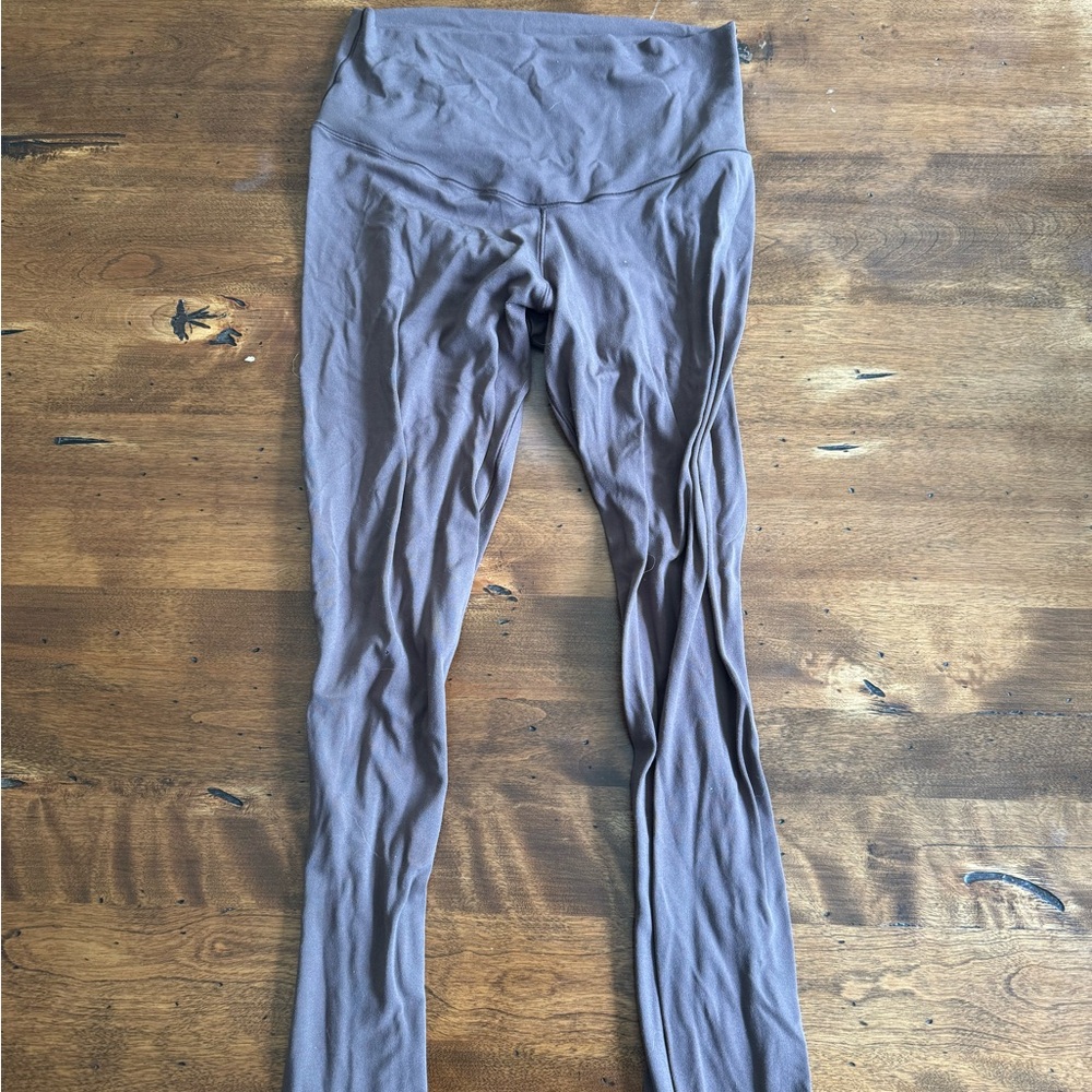 Brown High-Waisted Leggings